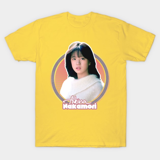 Akina Nakamori 中森明菜 //// Retro J-Pop Fan Art Design T-Shirt by DankFutura